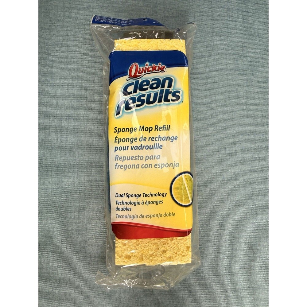 NEW Quickie Automatic Sponge Mop Refill 0442CR Clean Results Fits 045CR Type S